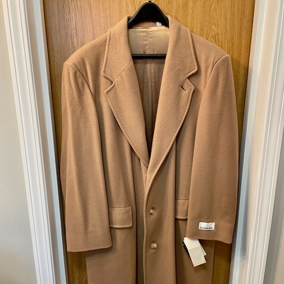 London Fog Other - Men's Camel London Fog Wool Overcoat - 42L - NWT